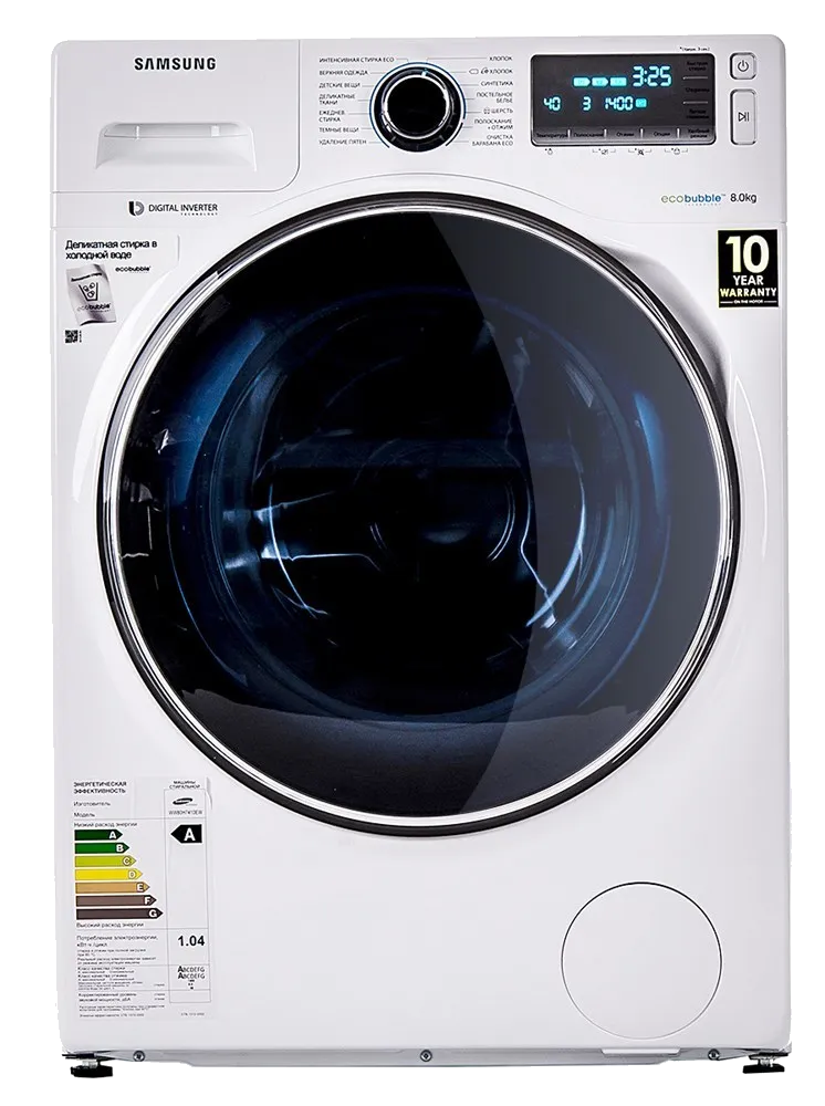 Замена щёток Samsung WW80H7410EW